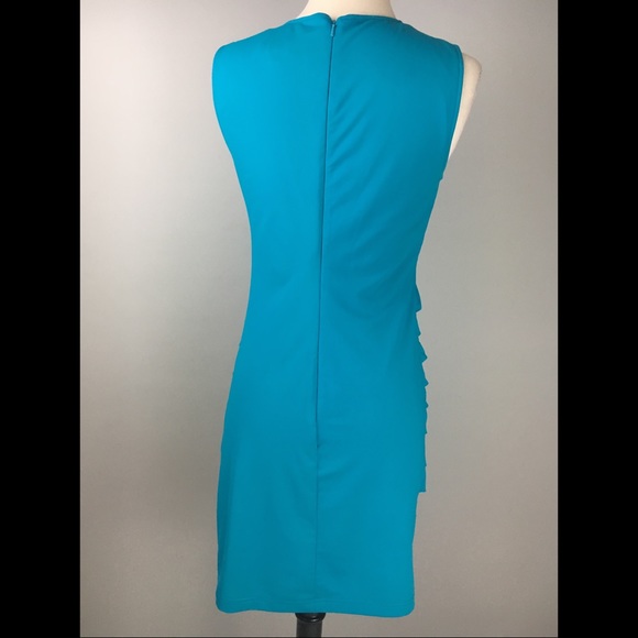 Aidan Mattox Turquoise Career Dress - Picture 2 of 8